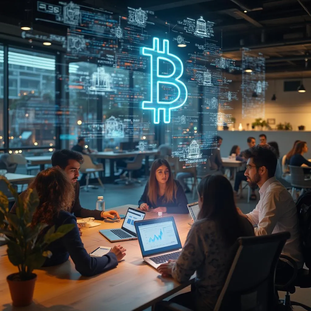 Gençler kripto para bilgilendirme toplantısında